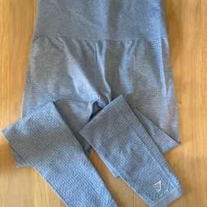 Light Blue Gymshark Vital Seamless Leggings-Small